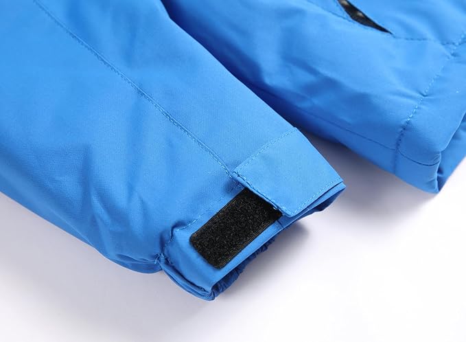 Keevoom Boys Winter Coat Ski Jacket Windproof Kids Snowboard Warm Fleece Snow Coat Waterproof Outdoor Hooded Ski Coats