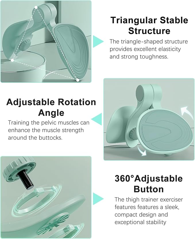 Hip Trainer Kegel Exerciser, Pelvic Floor Trainer, Kegel Trainer for Postpartum Rehabilitation, Trimmer Inner Thigh, Thigh Toner Workout