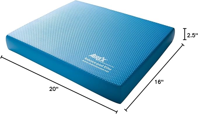 AIREX Balance Pad – Stability Trainer for Balance, Stretching, Physical Therapy, Exercise, Mobility, Rehabilitation and Core Training Non-Slip Closed Cell Foam Premium Balance Pad