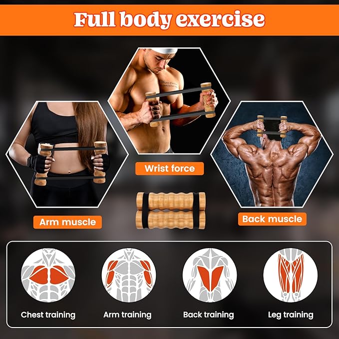 Rip Stick– Rip Stick Efficient Upper Body Workout Resistance Training, Upper Body, Shoulder and Joint Rehab 12 Rip Stick Bands Included