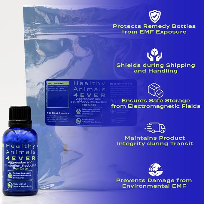 HealthyAnimals4Ever HA4E - Calming Tablets for Stressed and Aggressive Cats - Reduce Cat Aggression & Promote Relaxation - All-Natural, Homeopathic Remedy - 300 Tablets