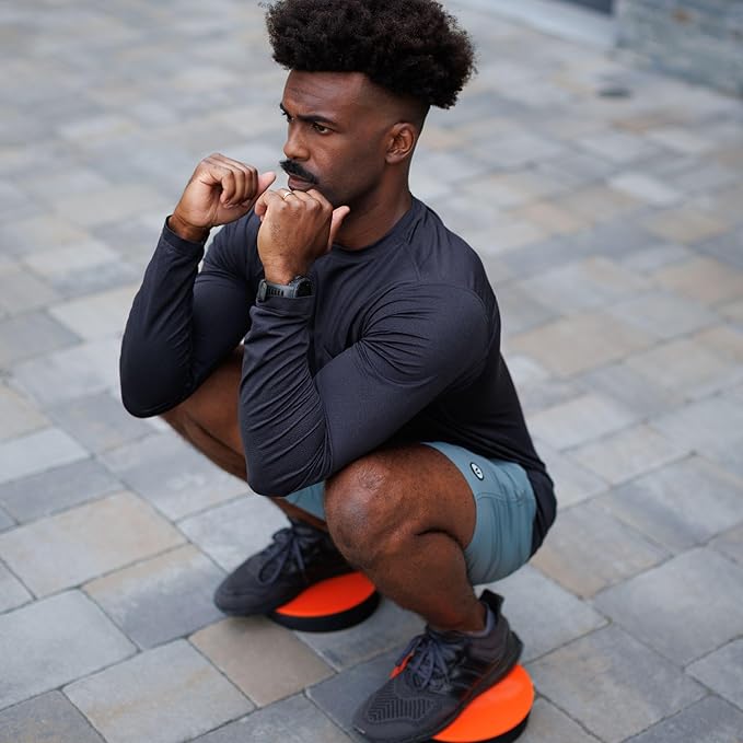 TriSlider | Exercise Glider Discs, Balance and Stability Trainer for Hands & Feet to Improve Coordination and Engage Core Strength.