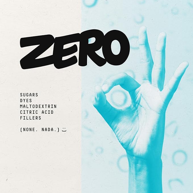 Keto Chow SALTT Electrolytes Powder Packets, Clean Slate Unflavored (30 Hydration Packets) - Magnesium, Potassium, Sodium, Trace Minerals - Vegan, Gluten Free - Travel Essentials - Made in USA