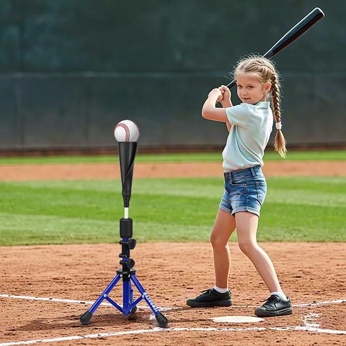 Baseball Tee for Kids,Batting Tee,Softball Tee,Youth Hitting Tee,Teeball Tee,Travel Tee,Easy Adjustable Height