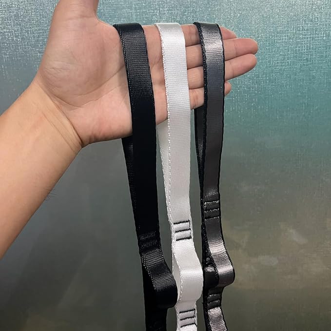 10PCS Nylon Daisy Chain Straps 23 KN for Aerial Yoga Hammock Swing Adjustable Aerial Silk Extender Hanging Rope for Aerial Yoga Belts 3.6FT 5.9FT Long