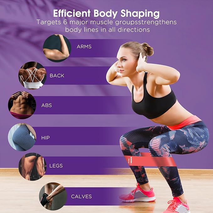 2025 Upgrade Pedal Resistance Band, 4-Tube Elastic Sit Up Pull Rope for Men and Women, Pedal Puller for Strength Training, Foot Resistance Rope for Physical Therapy, with 5Pcs Exercise Bands