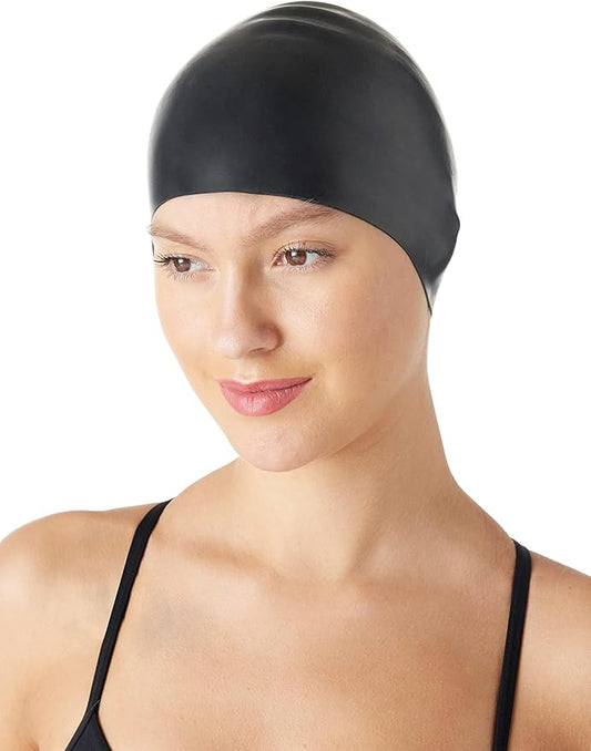 Amazon Basics Silicone Swim Cap
