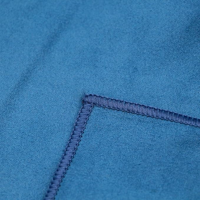 Eunzel 2 Pack Hot Yoga Towel Non Slip Yoga Mat Towel Non-Slip Sweat Absorbent Microfiber Towel for Hot Yoga, Pilates and Workout 72" x 26.5", Navy