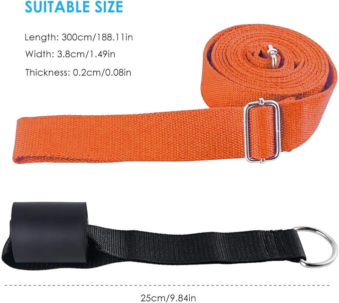 Leg Stretcher, Door Flexibility & Stretching Leg Strap - Great for Ballet Cheer Dance Gymnastics or Any Sport Leg Stretcher Door Flexibility Trainer Premium Stretching Equipment