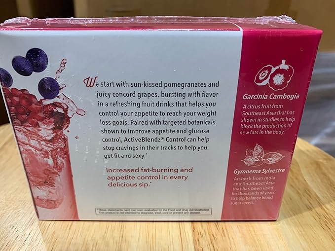 Javita Control Fruity (Acai, Pomegranate) Drink Mix Beverage with Slimming Herbs (Garcinia Cambogia, Gymnema Sylvestre) to Help Support Healthy Lifestyle, Appetite (2 Boxes/48 sticks)