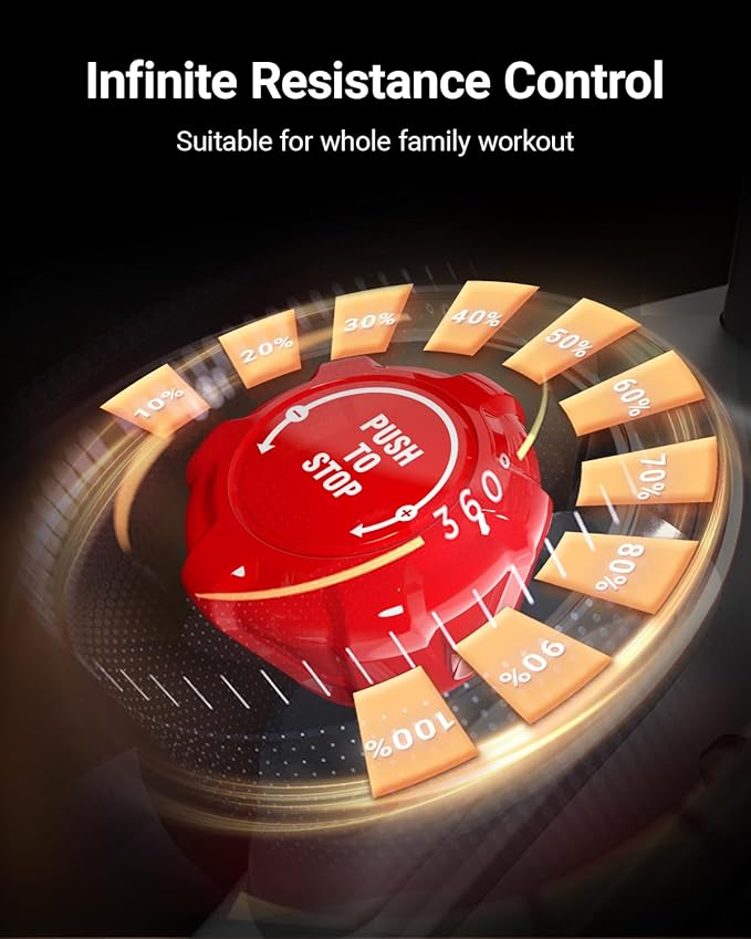 HARISON Semi-Commercial Exercise Bike 400 lbs Capacity, Magnetic Stationary Bikes for Home Gym with Bluetooth & Tablet Holder & Comfortable Seat Cushion