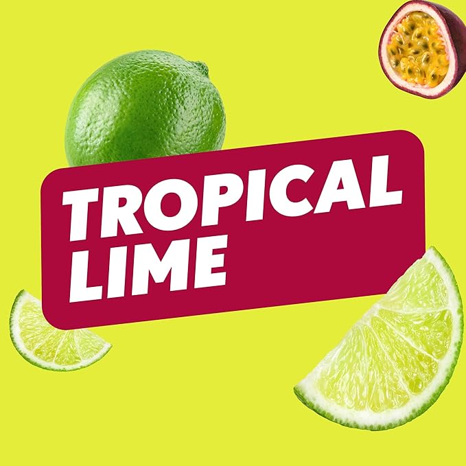 Amazing Grass Sweet Greens and Superfoods Powder for Digestive Health, Greens Powder, Digestive Enzymes, Probiotics, Spirulina, Chlorella, Tropical Lime, 30 Servings