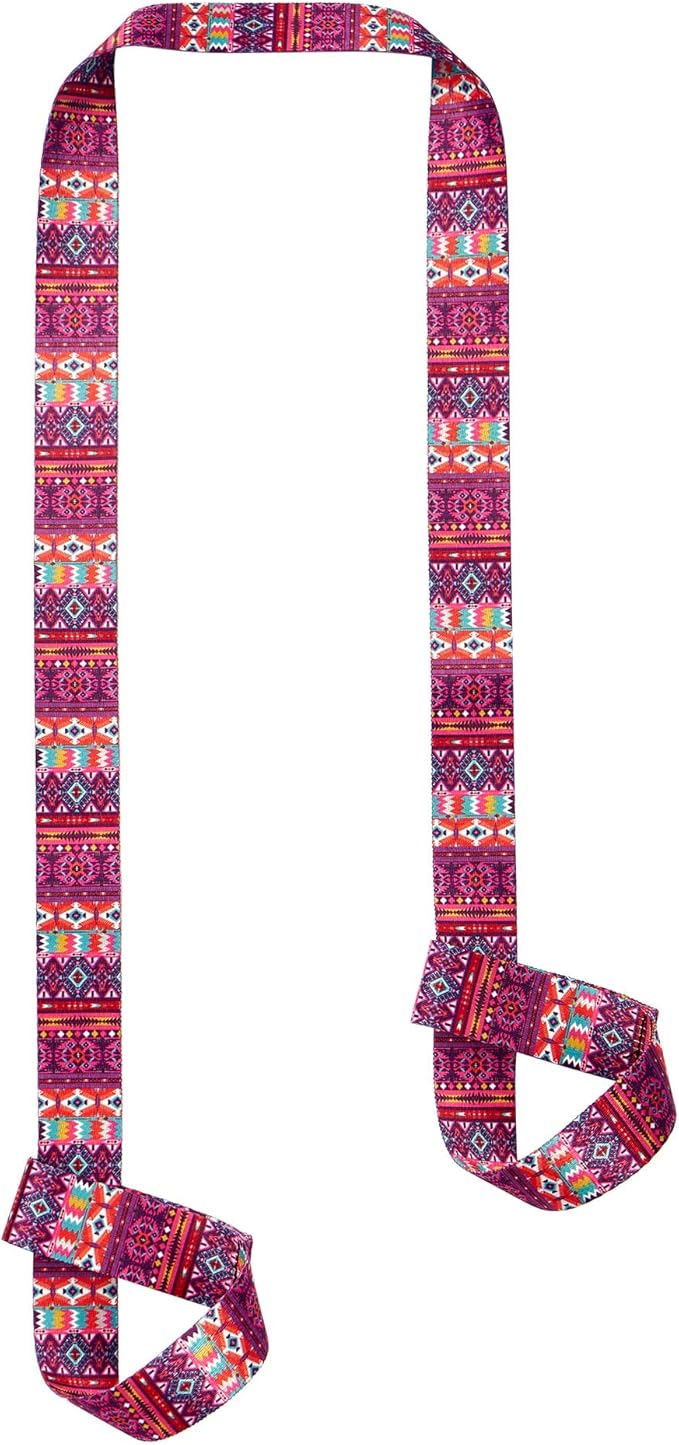 ZOOEASS Yoga Mat Strap, Adjustable Durable Yoga Mat Carrier & Stretching Strap, Multiple Color Choices