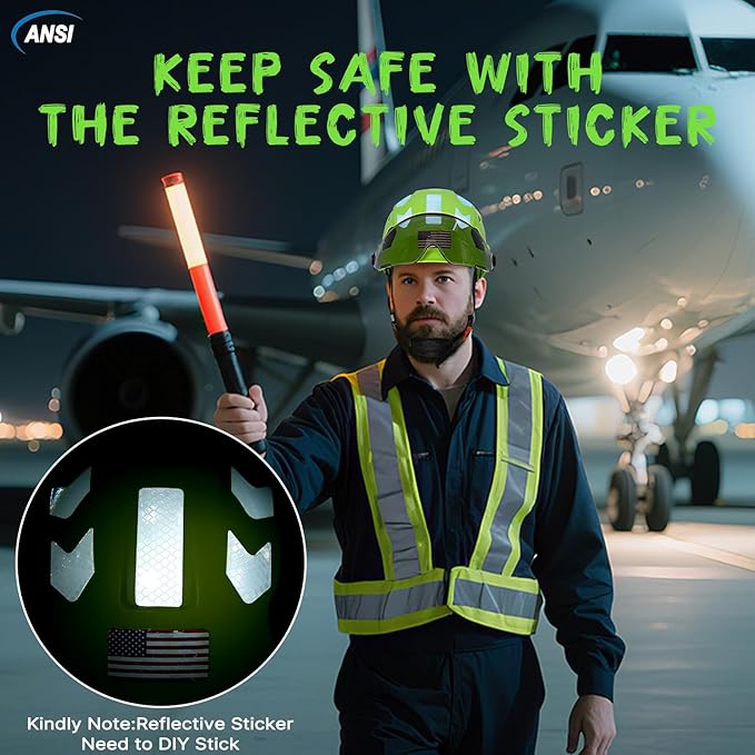 AOLAMEGS Construction Safety Hard Hat - ANSI Z89.1 Type Ι OSHA Approved Safety Helmets with Chin Straps Lightweight Reflective Vented ABS Hard Hats For Men Women Industrial Workwear 6-point Suspension