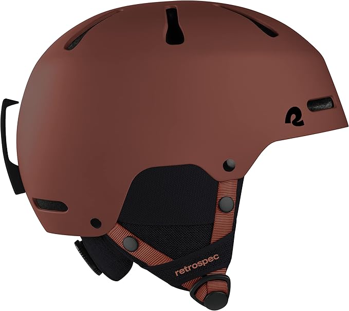Retrospec Comstock Ski Helmet - Snowboard Helmet for Adults & Youth - Adjustable Fit Snow Helmet with Protective Shell and Breathable Vents for Men, Women, Boys & Girls