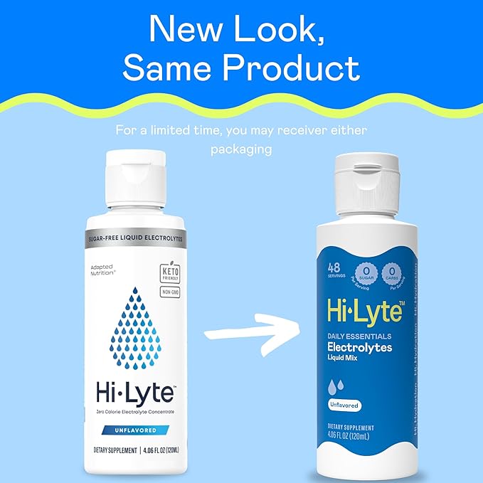 Hi-Lyte Electrolytes for Fasting, Immune Support and Rapid Hydration | 48 Servings | NO Calories NO Sugar | 20%+ More Potassium, Magnesium & Zinc