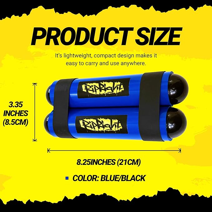 Premium RipStick Pillz, Workout Equipment for Joint Rehab, Shoulder Strength, Resistance Training, and Muscle Building, with 6 Adjustable Resistance Bands