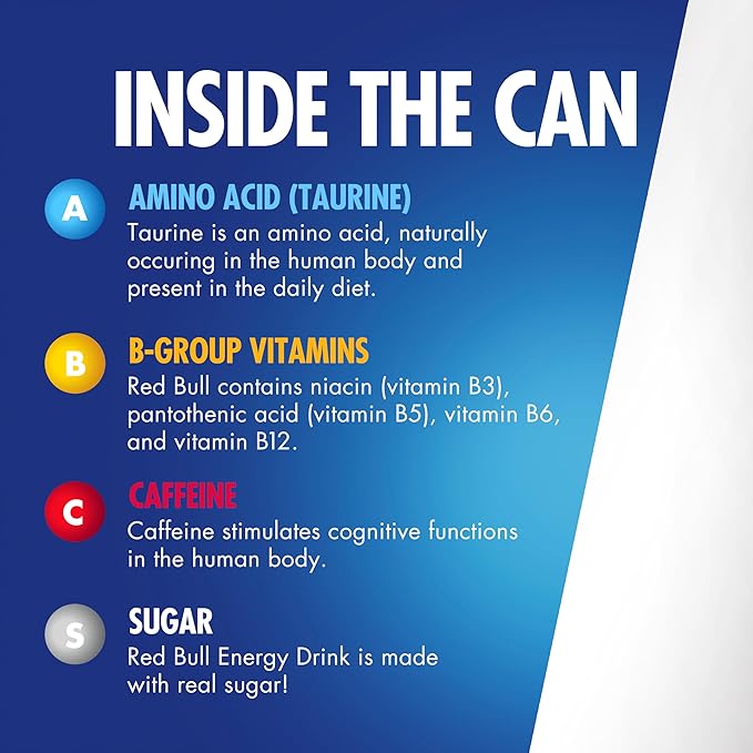 Red Bull Pink Edition Energy Drink, Wild Berries, 12 fl. oz., Pack of 4 cans, with 80mg Caffeine, Taurine & B Vitamins