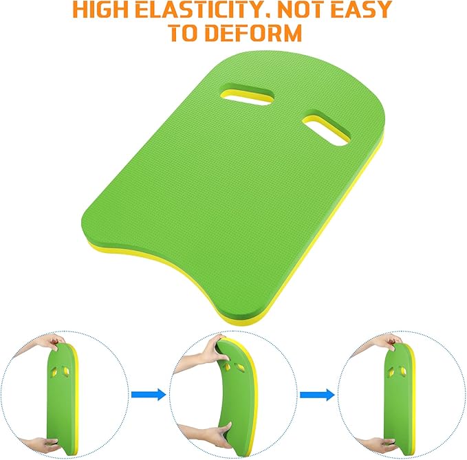 Kickboard Swimming Training Kick Board U Design Summer Aid Float Equipment EVA Foam with Integrated Hole Handle for Water Pool Accessories