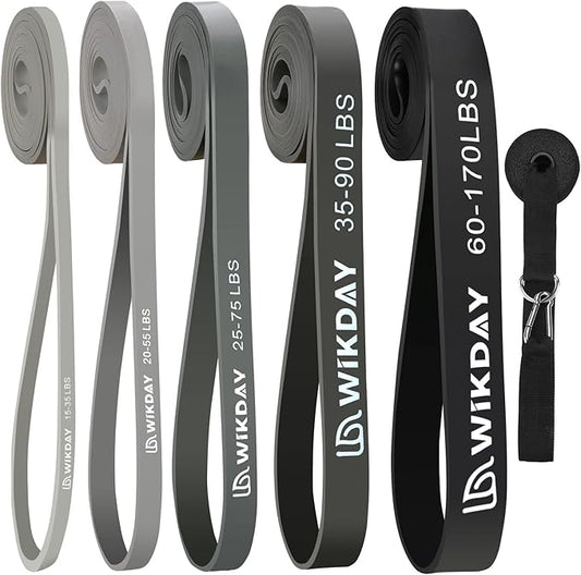 Resistance Bands for Working Out, Exercise Bands, Workout Bands, Pull Up Assistance Bands for Body Stretching Training Physical Therapy Muscle Training for Men & Women