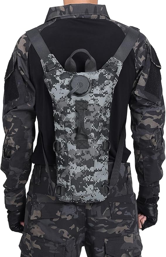 ATBP Tactical Water Hydration Pack Military 3L Water Bladder Carrier Backpack Leakproof for Running Jogging Cycling Hiking
