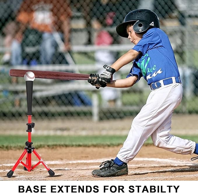 Baseball Tee for Kids,Batting Tee,Softball Tee,Youth Hitting Tee,Teeball Tee,Travel Tee,Easy Adjustable Height