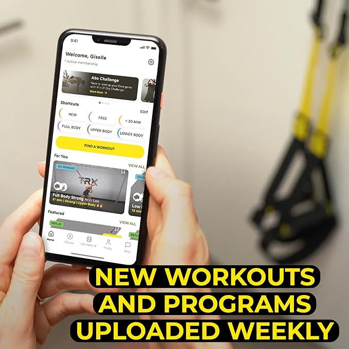 TRX Training 6 Month On-Demand Membership - Unlimited Access to Expert-Led Workouts, Personalized Programs, Strength, Cardio & Recovery - Train Anytime