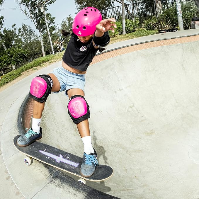 Triple Eight Certified Sweatsaver Helmet for Skateboarding, BMX, Roller Derby, Roller Skating, Inline Skating, Scooter and Bike