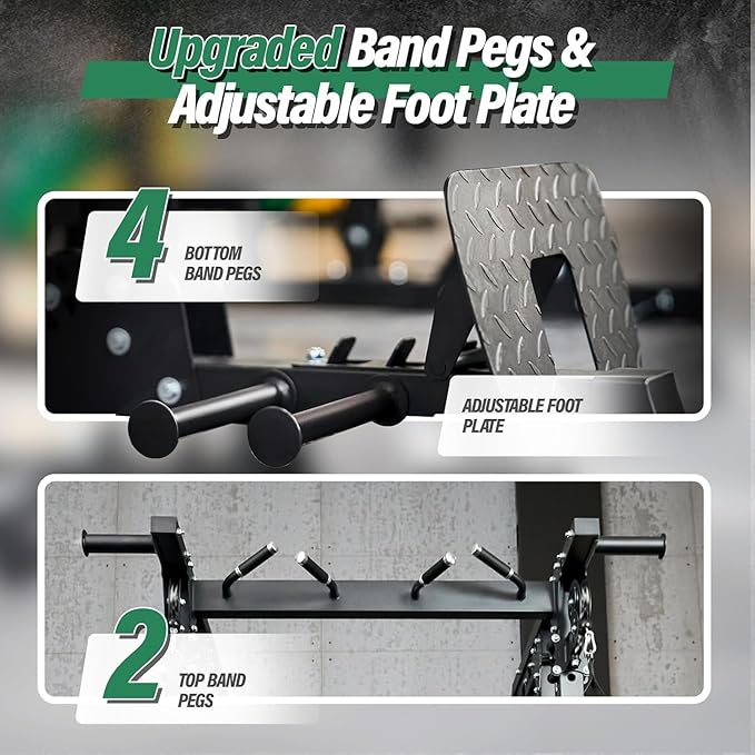 B52 Machine Home Gym with Power Rack, Cable Crossover, Dual Pulley System, Landmine, and Multi-Grip Pull-Up Bar – Heavy-Duty Fitness Equipment for Strength Training and Full-Body Workouts