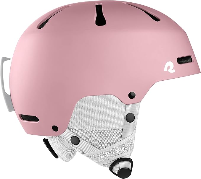 Retrospec Comstock Ski Helmet - Snowboard Helmet for Adults & Youth - Adjustable Fit Snow Helmet with Protective Shell and Breathable Vents for Men, Women, Boys & Girls