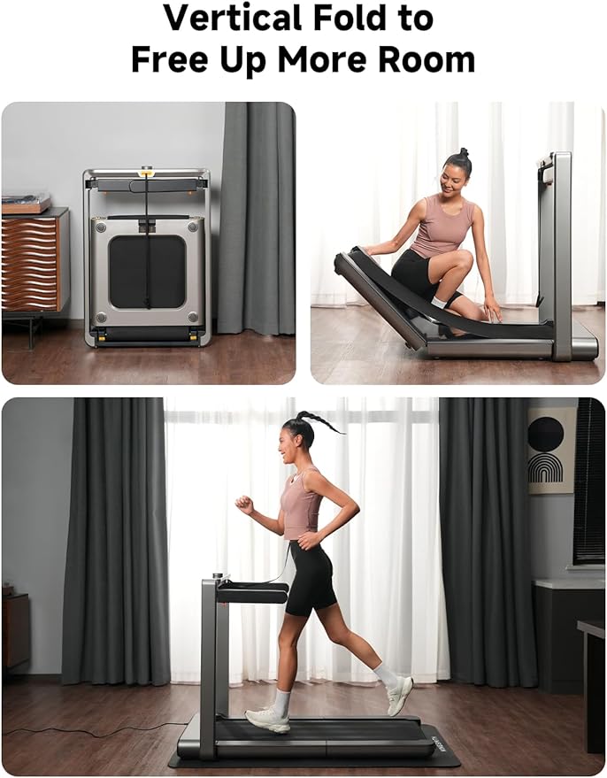 WALKINGPAD X Series Folding Treadmills for Home, Smart Vertical Fold, LED Display with Rotary Control, No Assembly
