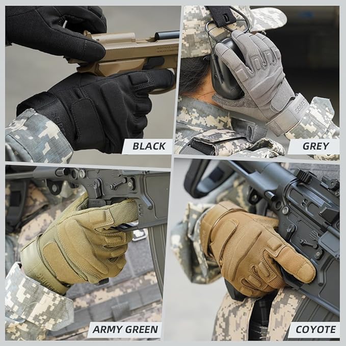 Seibertron Adult Or Youth S.O.L.A.G Sports Outdoor Water Resistant Full Finger Touchscreen Gloves