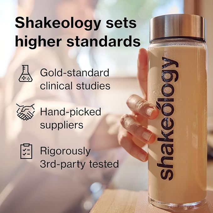 Shakeology Plant Based Protein Powder Blend – Gluten-Free Shake with Vitamins and Minerals – Helps Support Weight Loss, Lean Muscle, Gut Health – Vanilla, 30 Servings