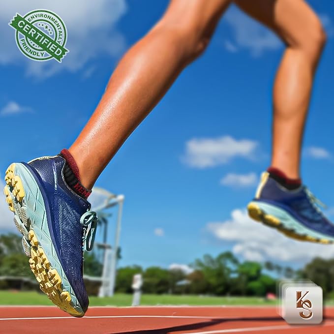 KEMISANT Men Running Socks,Active Ankle Socks No show Cushioned Footbed Arch Support