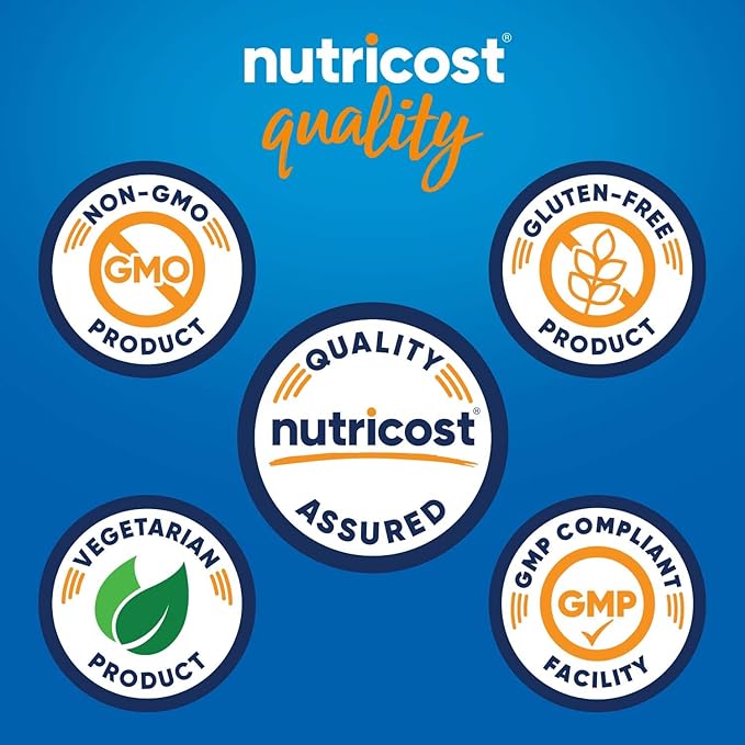 Nutricost Apple Cider Vinegar 500mg, 240 Vegetarian Capsules - Natural, Non-GMO, and Gluten Free (3 Bottles)
