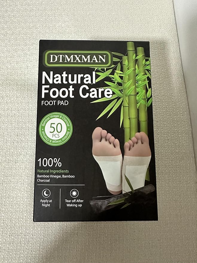 50 Pack Foot Pads, Natural Cleansing, Promoting Sleeping, Suitable for Daily Relaxation Foot Paches | 50 Pads and 50 Adhesive Sheets