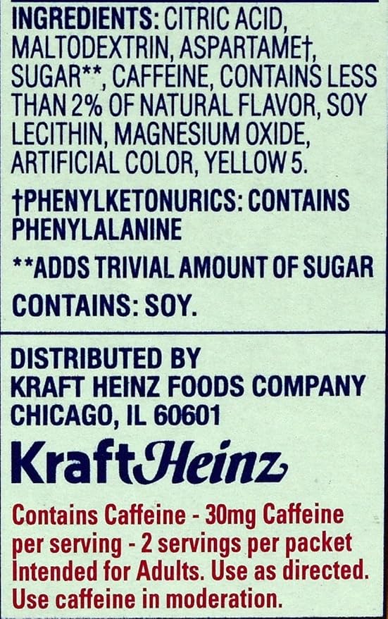 Crystal Light on the Go Energy Citrus, 10 Packets (2-Pack)