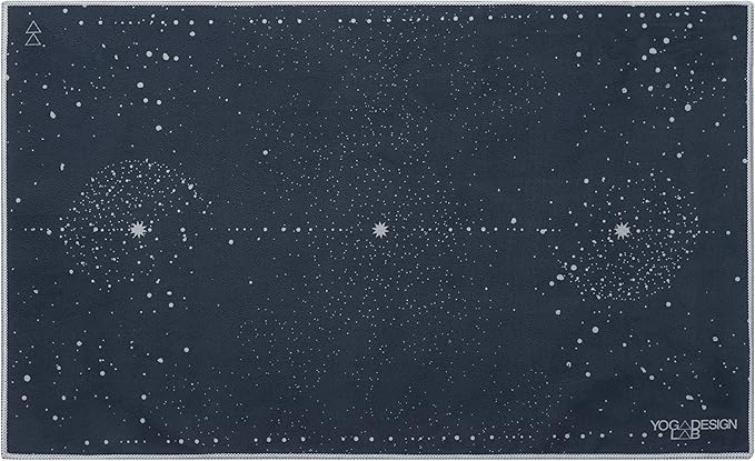 Yoga Design LAB | The Hand Towel | Premium Non Slip Hand Towel | Designed in Bali | Colorful Eco Printed + Quick Dry + Soft | Hot Yoga, Bikram, Ashtanga, Sport, Barre, Travel (Celestial)