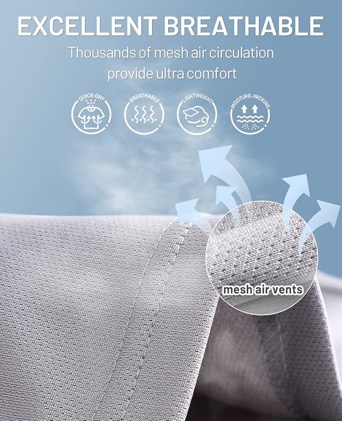 MIER Men's Quick Dry Workout Shirts Moisture Wicking Running Athletic Performance T-Shirts Recycled Polyester Top Tee