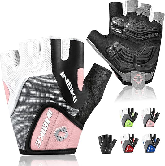 INBIKE 5mm Padded Half Finger Bike Bicycle Cycling Gloves