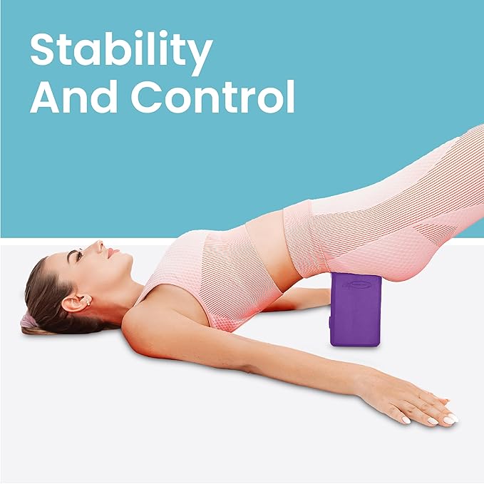 Ergo Yoga Blocks, Relieve Wrist Pain, Improve Comfort and Grip, Contoured Design, Pilates Exercise Balance & Stretching