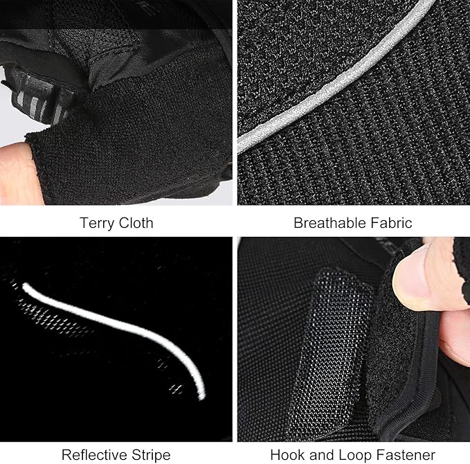 INBIKE 5mm Padded Half Finger Bike Bicycle Cycling Gloves