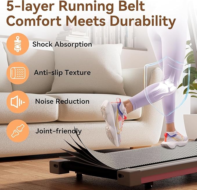 Treadmills for Home, 4-in-1 Foldable Treadmill with Incline, 300 LBS Capacity Running Treadmills for Home Small Spaces with Handles, 3.0 HP Folding Treadmill with Smart APP