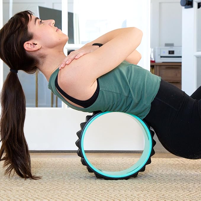 Chirp Wheel XR Acupressure - Back Relief & Muscle Relaxation, Stress Melting, Targeted Trigger Point Release, Comfort Cushioning, High-Density Foam Roller, 500lbs Capacity, 10" Mint