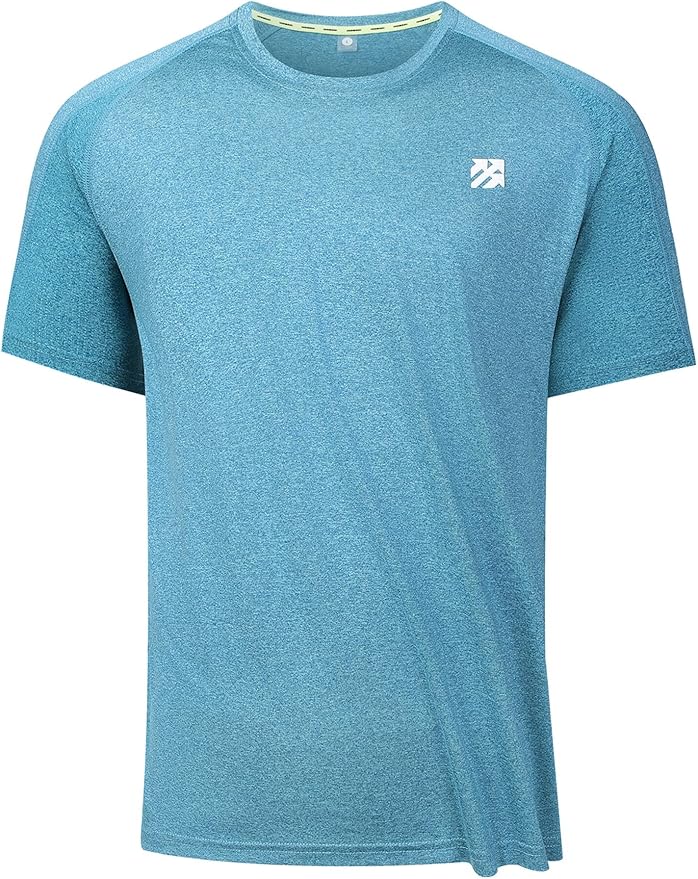 Moisture Wicking Quick Dry Soft Pickleball Workout Hiking Camping Running Shirts for Men Outdoor Sports