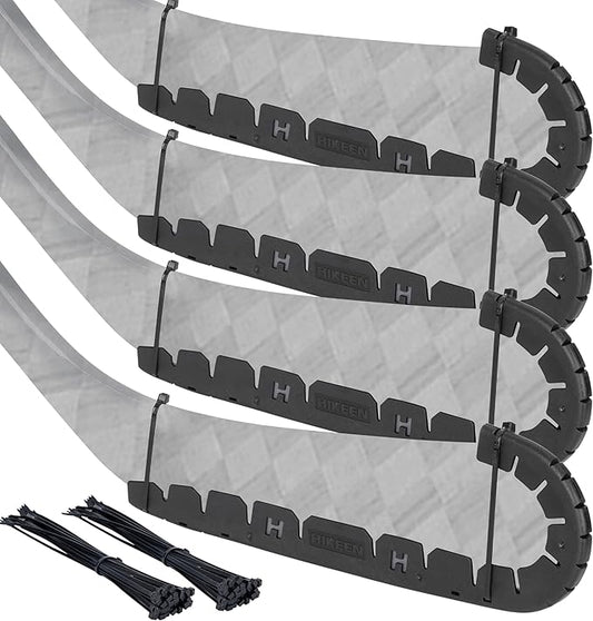 Hikeen Stick Blade Protector with 25 Wrap Ties,Wear-Resistant Hockey Blade Guard for Off Ice Training, Street Hockey, Universal Ice Hockey Traning Fit Kids, Intermediate, Senior Sticks