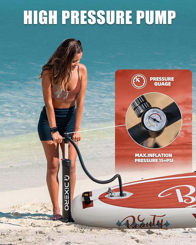 Inflatable Stand Up Paddle Board with SUP Accessories, Anti-Slip EVA Deck, 11'*33" Inflatable Paddle Boards for Adults & Youth of All Skill Levels