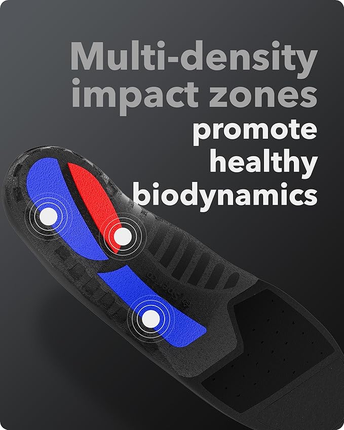 Spenco Total Support Max Shoe Insoles - Orthotic Metatarsal Arch Support Inserts - Absorbs Shock, Reduces Over-Pronation, Conforms to Foot Contours, Deep Heel Cupping Men's 16-17.5