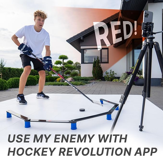 Hockey Revolution Lightweight Stickhandling Training Aid, Equipment for Puck Control, Reaction Time and Coordination