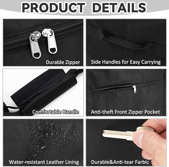 48 x 15 x 15 Inch, 176 L Extra Large Duffle Bag Camping Tent Storage Duffle Sports Equipment Bag Heavy Duty and Waterproof for Travel Camping Tent Pole Hammock Tripod Fishing Luggage Moving